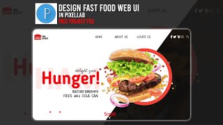 Pro Level Food UI Design In Pixellab | Editing Orama screenshot 5