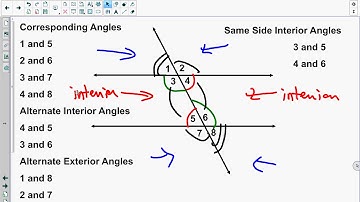 Geometry Lesson 12 proving lines parallel