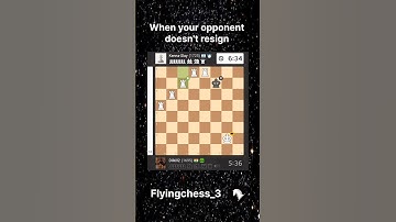 When your opponent didn