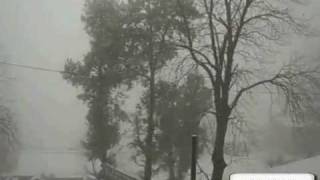 Murree City in Pakistan -  Fall snowing in FEB 2011