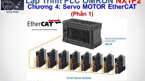 PLC Omron NX1P2_Chapter 4: Control servo motor via EtherCAT
