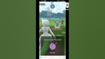 Mewtwo vs Machamp in pokemon go #shorts