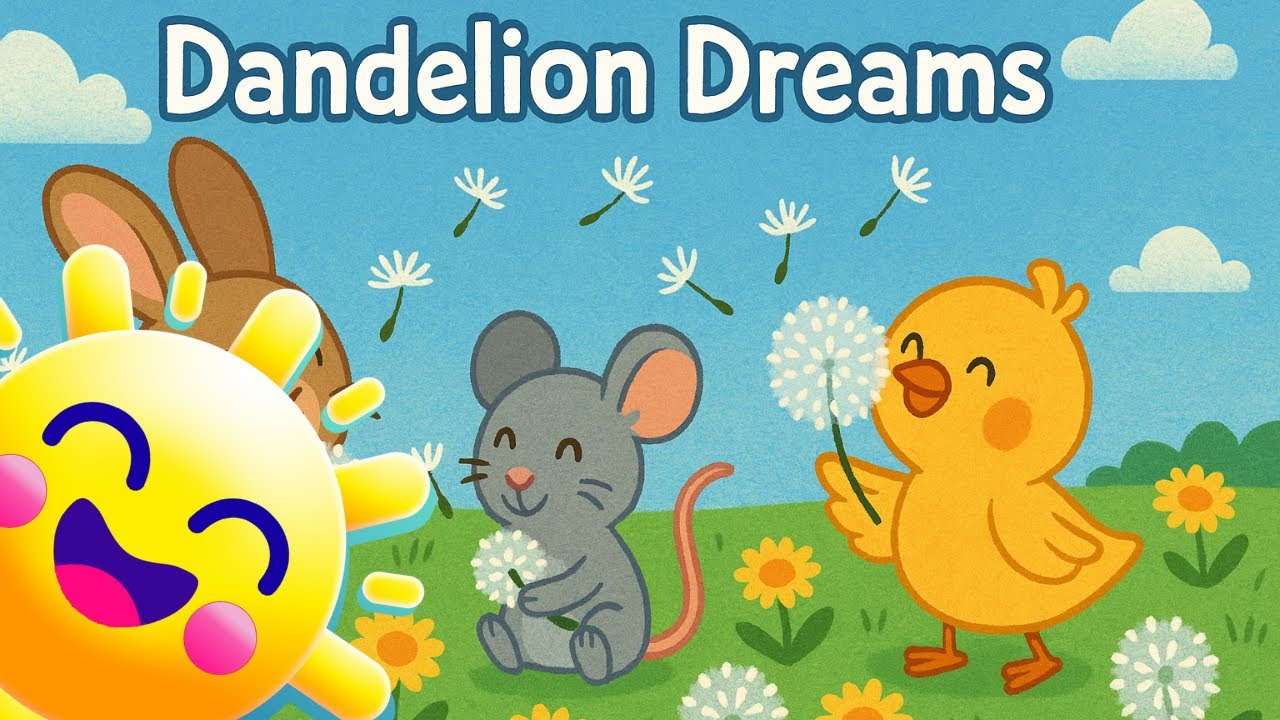 Dandelion Dreams || Happy Songs || Gentle Nature Song for Kids