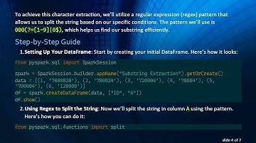 Extracting Characters from a Substring in PySpark
