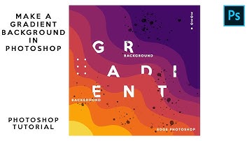 How to Create Gradient Background | Photoshop Tutorials