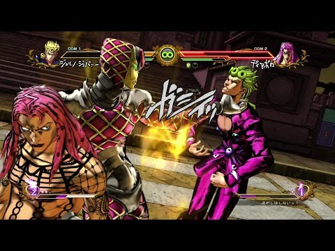 5部アニメ化記念！！【ジョジョASB】ジョルノvsボス