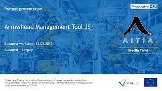 Arrowhead Management Tool Demonstration