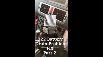 How to FIX your Range Rover L322 Battery Drain Problem - Final Stage Resistor / Hedgehog Replacement