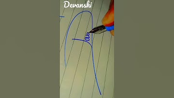 devanshi name signature #shorts #shortsfeed #tiktokviral #cursivewriting #viral #calligraphy