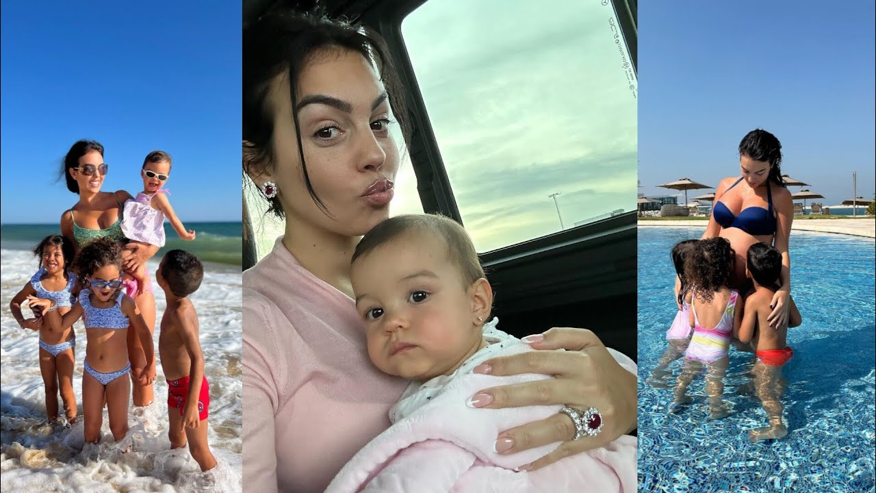 Georgina and her babies || Georgina Rodriguez with her kids || Georgina