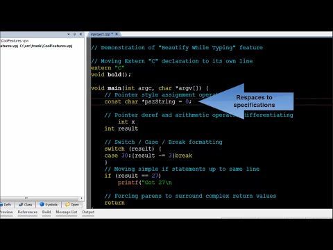 SlickEdit - Beautify While Typing