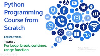 10 more programs for loop continue break statements in Python tutorial 12