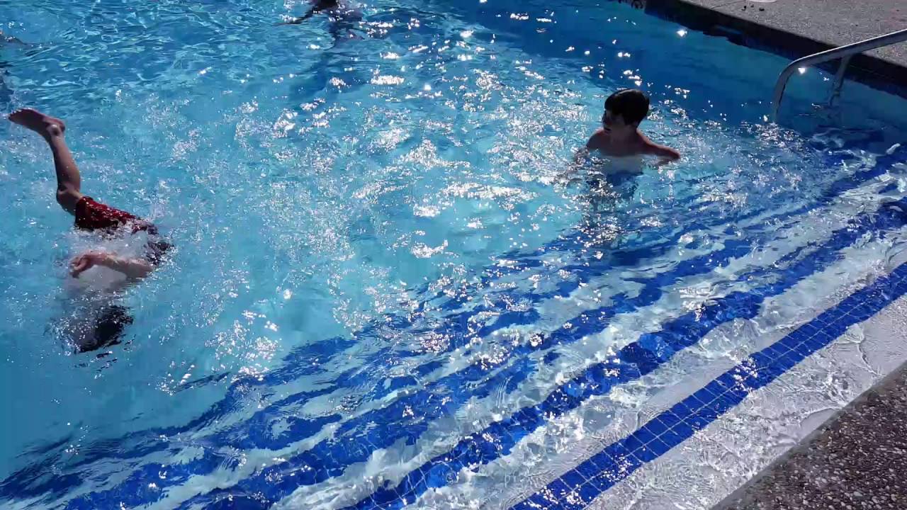 Underwater back flips 8 22 16 YouTube