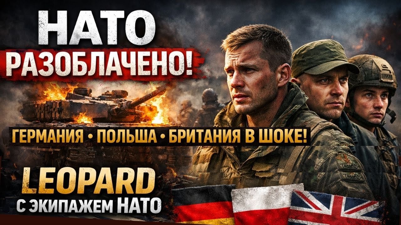 НАТО РАЗОБЛАЧЕНО: Россия захватила Leopard 2A6 с живым экипажем НАТО — Германия, Польша и Британия .