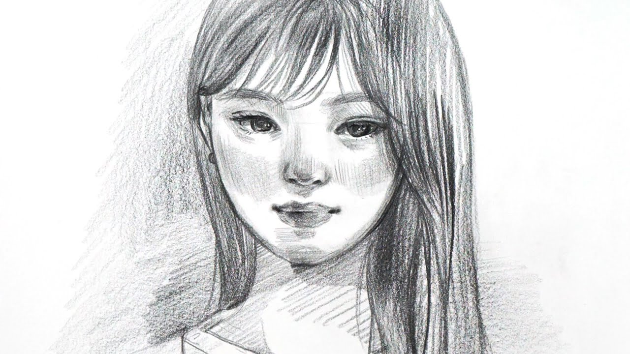 How to Draw a Soft Portrait step by stepㅣpencil drawing