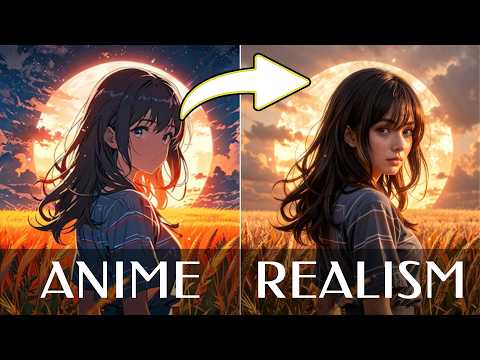 Turn Anime Into Real Life! 🤯 | ComfyUI Anime to Realism Workflow