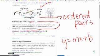 Lesson 5-2 Writing Equations in Standard and Point-Slope Form