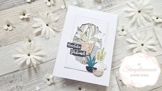 Karten basteln mit Produkpaket &quot;Grünes Dankeschön&quot; 3. Design | Stampin&#39; Up! | Stempelharmonie