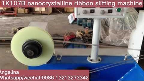 1K107B nanocrystalline ribbon slitting machine 1K101 amorphous strip slitting machine nano strip