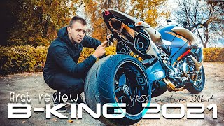 The First review Suzuki B-King 2021 VRSC upgrade |  B-King custom | Naked Hayabusa 330kit