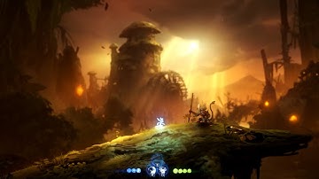 Overlooking the Mill | Ori and the Will of the Wisps ambience | Black screen