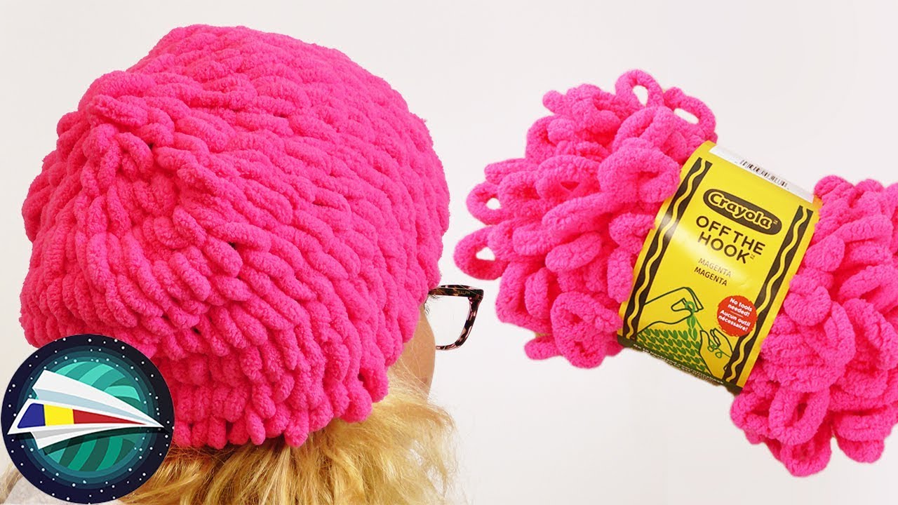 Confecționăm o căciulă manual l Tutorial simplu de croșetat l Lână Off the Hook