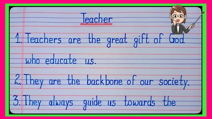 10 Lines on Teacher/10 Lines On Teachers/Essay On Teacher/Essay On Teachers/Teachers Day Essay l - DayDayNews