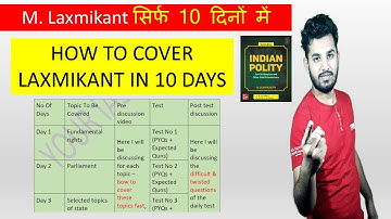Laxmikant only in 10 DAYS // How to cover Laxmikant in 10 DAYS