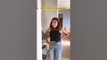 How to get out of an argument - 3 #Funny #comedy #couple #explore #shorts #fight