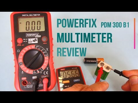 Økonomisk Hollywood Legende Powerfix Multimeter from Lidl - review and test - YouTube