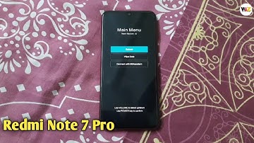Redmi Note 7 Pro : Booting Into Recovery Mode