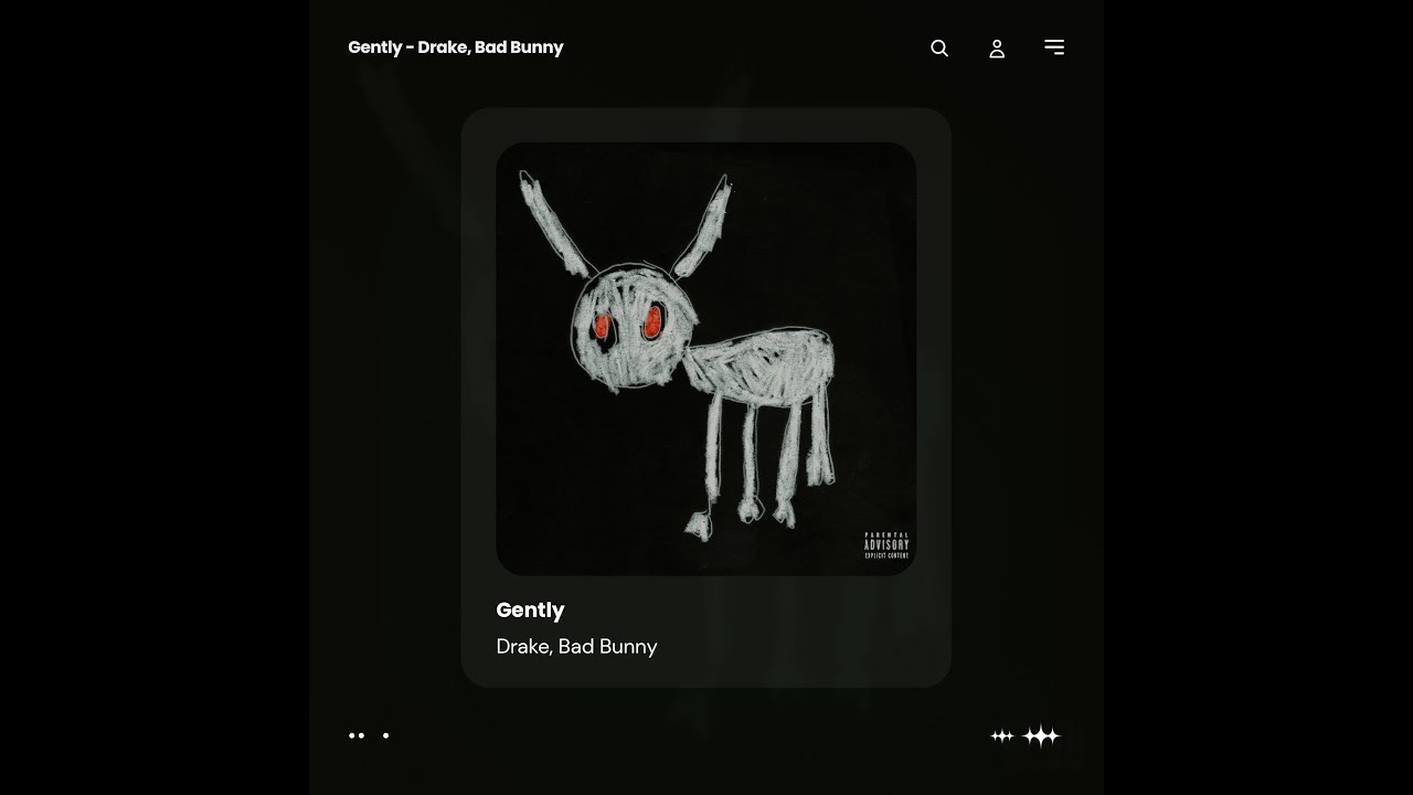 Gently - Drake, Bad Bunny [Visualizer Remixe] - YouTube