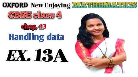 Ex.13A Handling data| CBSE Class 4 maths | oxford book | answer the questions using bar graph