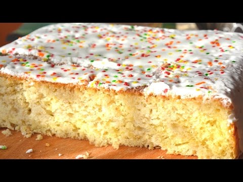 Видео рецепт Ромовый кекс с глазурью