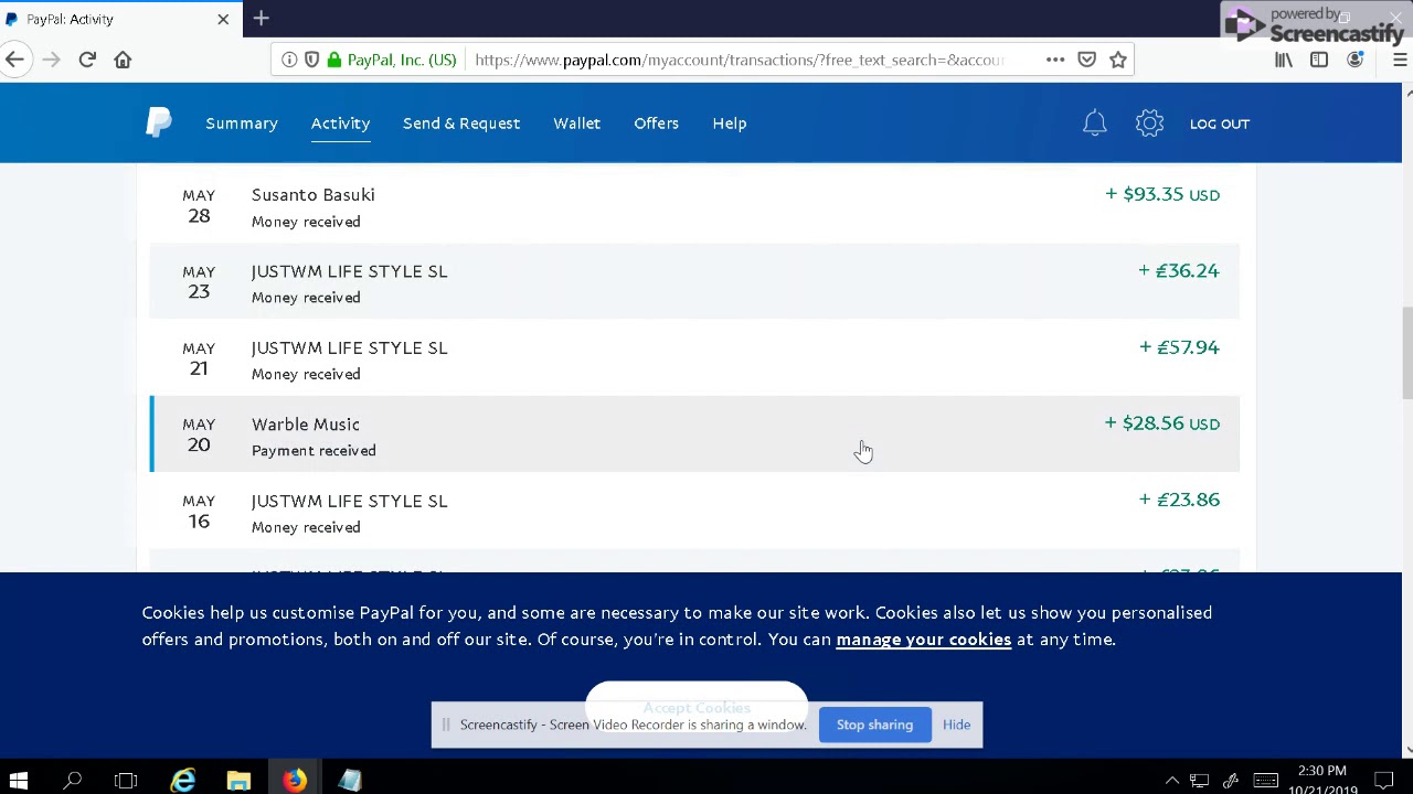 Sales proof from Paypal - YouTube
