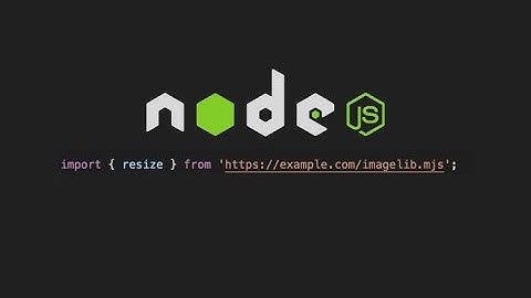 NodeJS introduces HTTPS Import from URLs