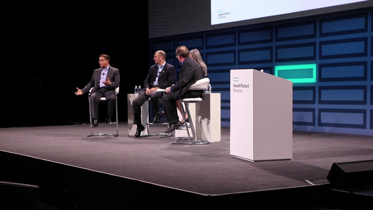 ClearOS CEO Michael Proper Onstage at HPE Global Parter Summit Spotlight Panel Discussion - Clip