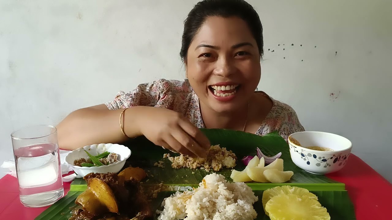 My 2nd Mukbang! Ngasi Nongmagi chakluk ama chajaba #manipurifood #mukbang #traditionalfood