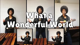 What a Wonderful World (on Marimba, Flute, Ukulele, and Voice) by Aaron Grooves