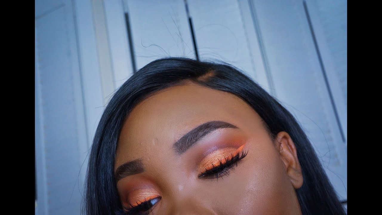 Orange Matchy Matchy Makeup Tutorial - YouTube