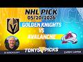Golden Knights vs. Avalanche NHL Betting Odds &amp; Picks, 5/20/26 | Night Moves Show