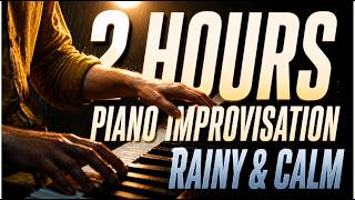 2 Hours of Rainy Piano Improvisation | Calm Music for Study & Sleep