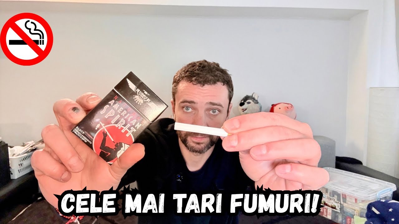 AM FUMAT AMERICAN SPIRIT FĂRĂ FILTRU ȘI FĂRĂ SĂ TUȘESC! Cele mai Tari Țigări Din Viața Mea