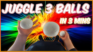 3 Ball Juggling Tutorial - How To Juggle The Three Ball Cascade