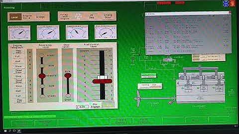 Starting the Main Engine using Kongsberg Simulator RTA-III