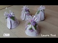 Diy How to make a fabric bell tutorial come realizzare una campanella in tessuto per Pasqua