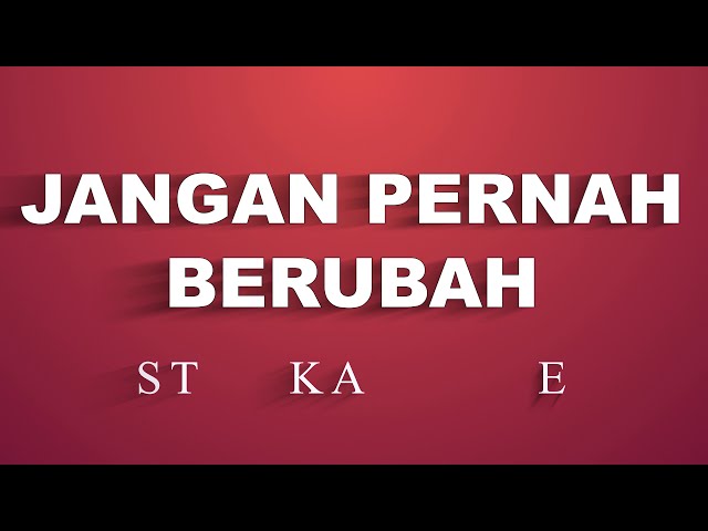 Karaoke ST12 Jangan Pernah Berubah (Cover Instrumental) class=