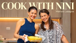 Cooking My Mom&#39;s 4-Cheese Lasagna | Cook with Nini | Janine Gutierrez