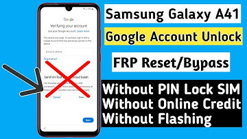 Samsung A41 Google Account Unlock Android 11/FRP Bypass Without Flashing