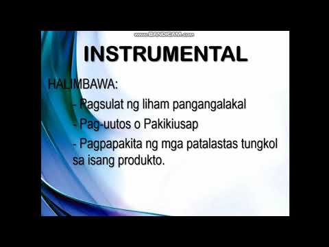 Video: Ano ang wika ayon kay Halliday?